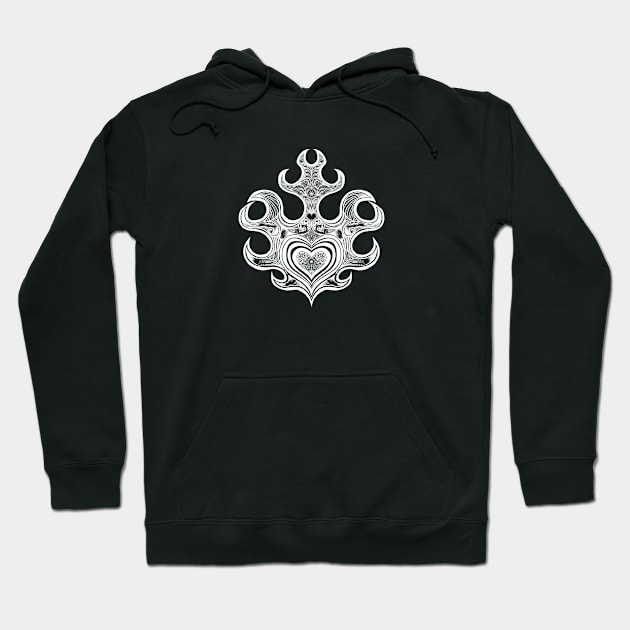 Heart of fire Hoodie by ptelling